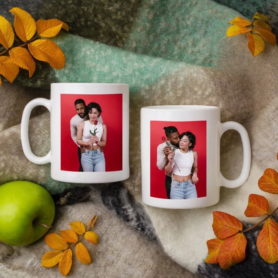  Custom Photo Print White Coffee Mug 