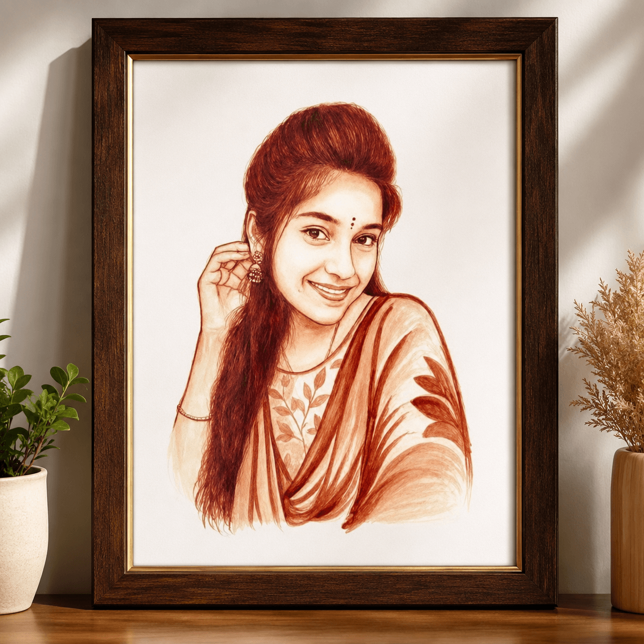Blood Art with Frame