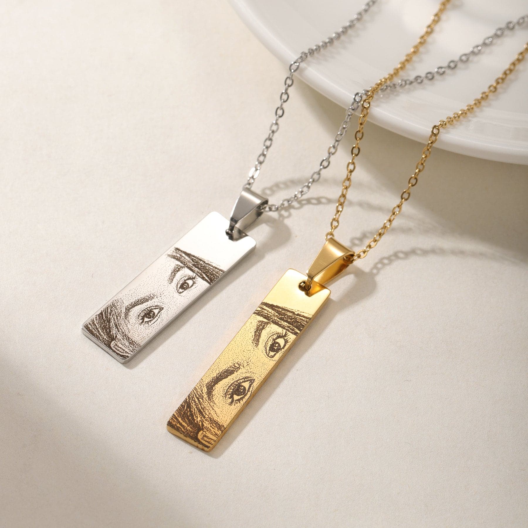 Eye Chain Engraving