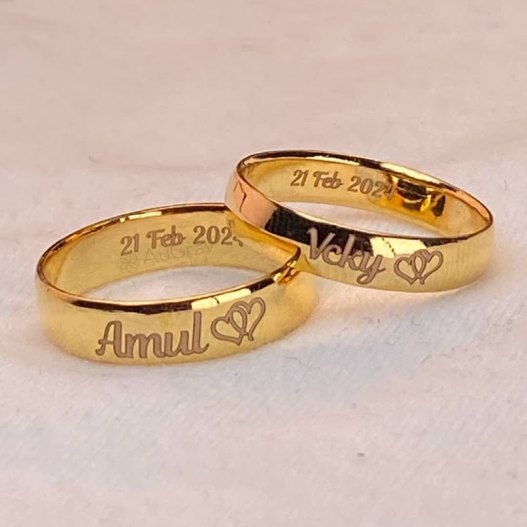 Ring Name Engraving