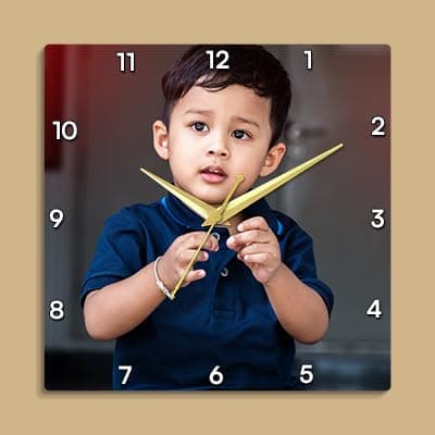 Square Shape Wall Clock